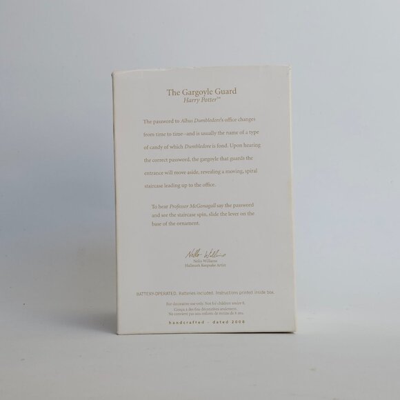 Hallmark Ornament 2008 The Gargoyle Guard With Original Box HARRY POTTER - Picture 6 of 8